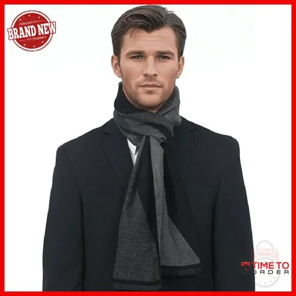 Premium Winter Scarf for Men - Ultra Warm Soft Durable Pashmina